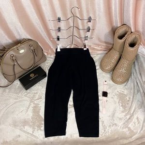 Victoria's Secret PINK black skinny yoga capris